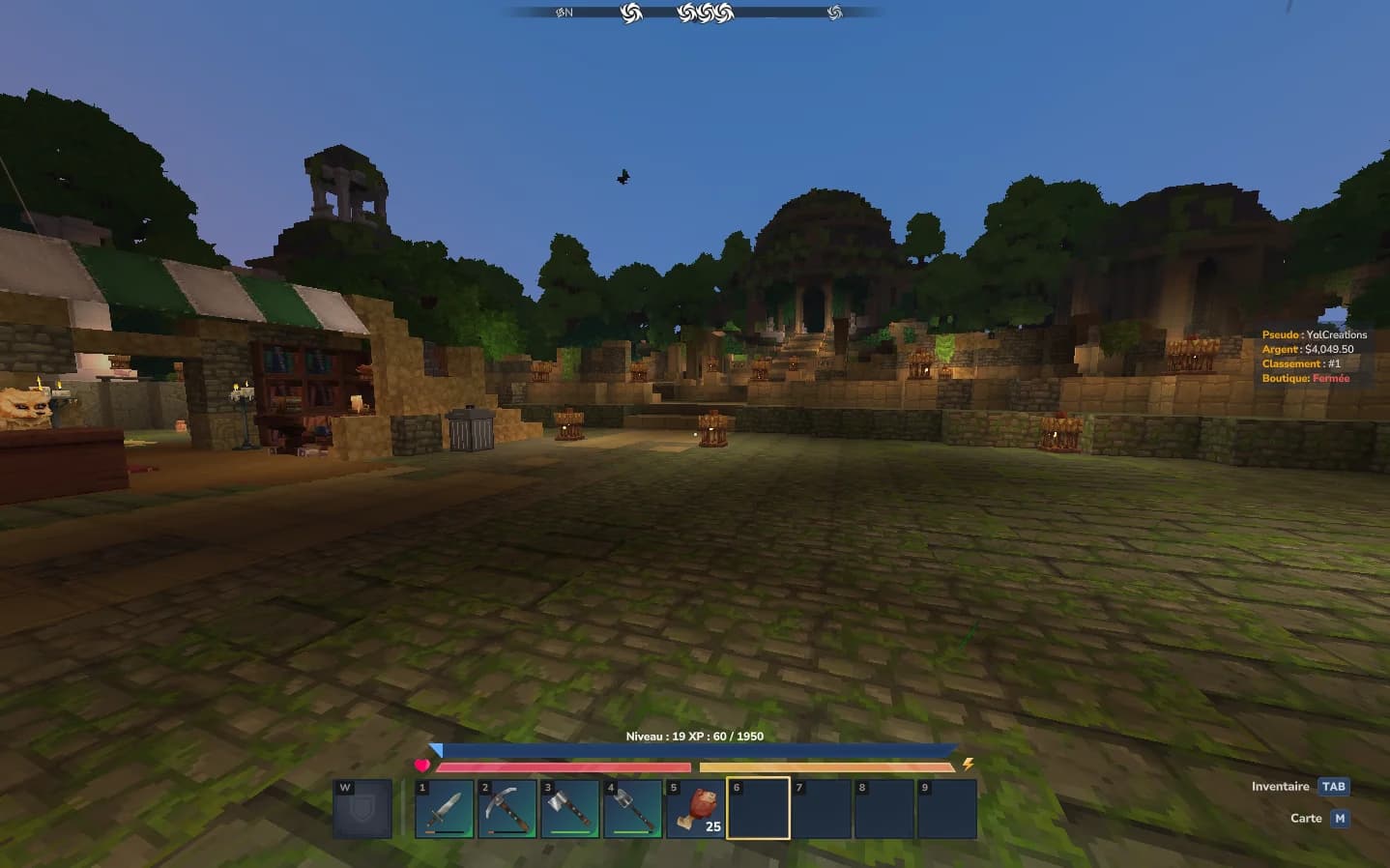 Server screenshot
