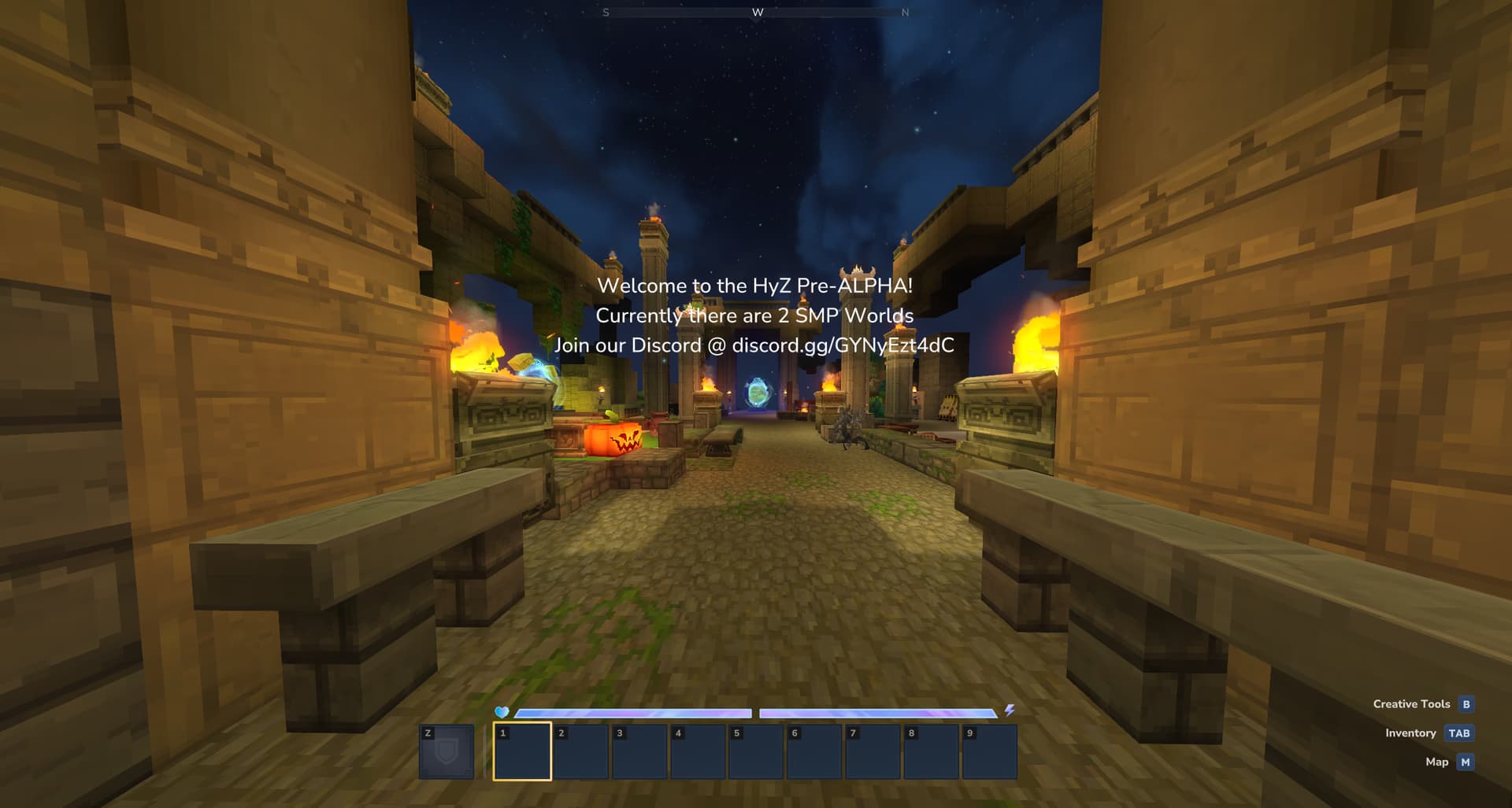 Server screenshot