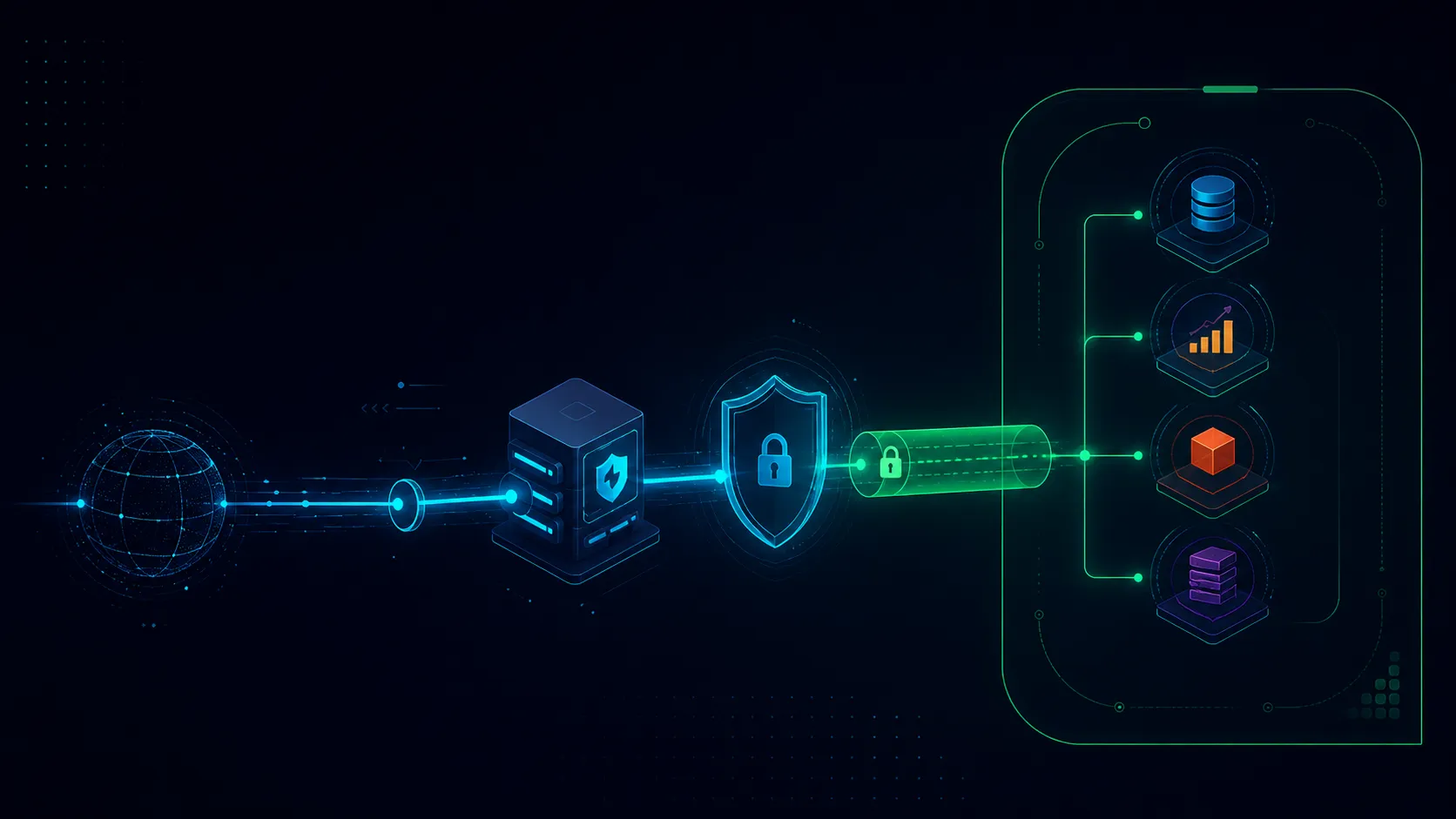 Hytale server infrastructure protected by firewall, VPN, and private network boundaries